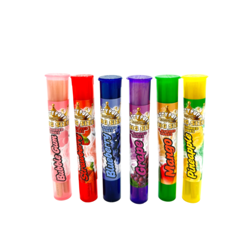 King Size Tasty Tips Flavored Cones — (3 Per Tube) | Tasty Puff